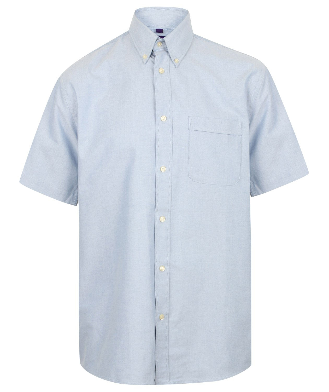Henbury Men's Classic Short Sleeved Oxford Shirt