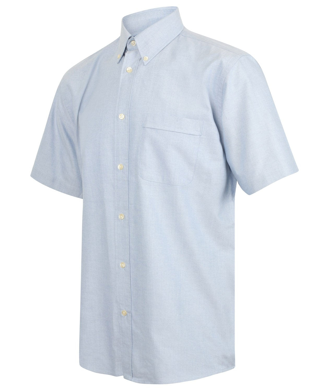 Henbury Men's Classic Short Sleeved Oxford Shirt