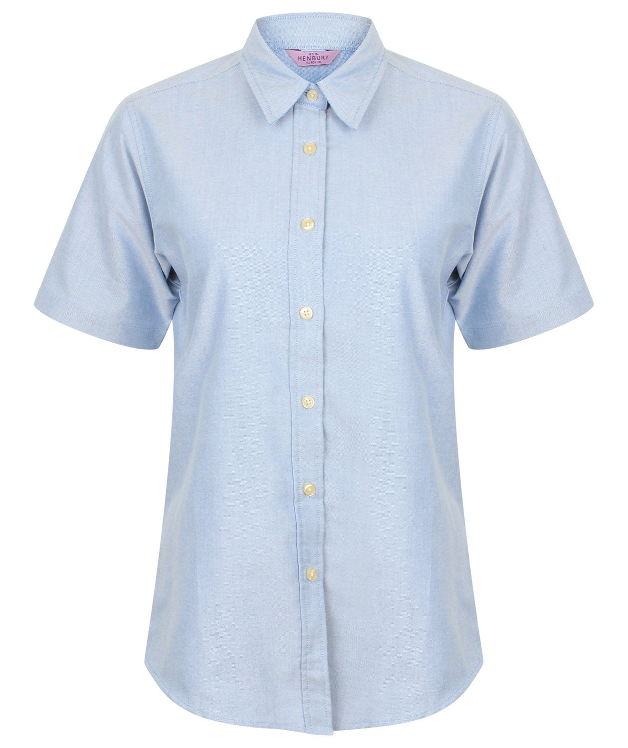 Henbury Ladies' Classic Short Sleeved Oxford Shirt