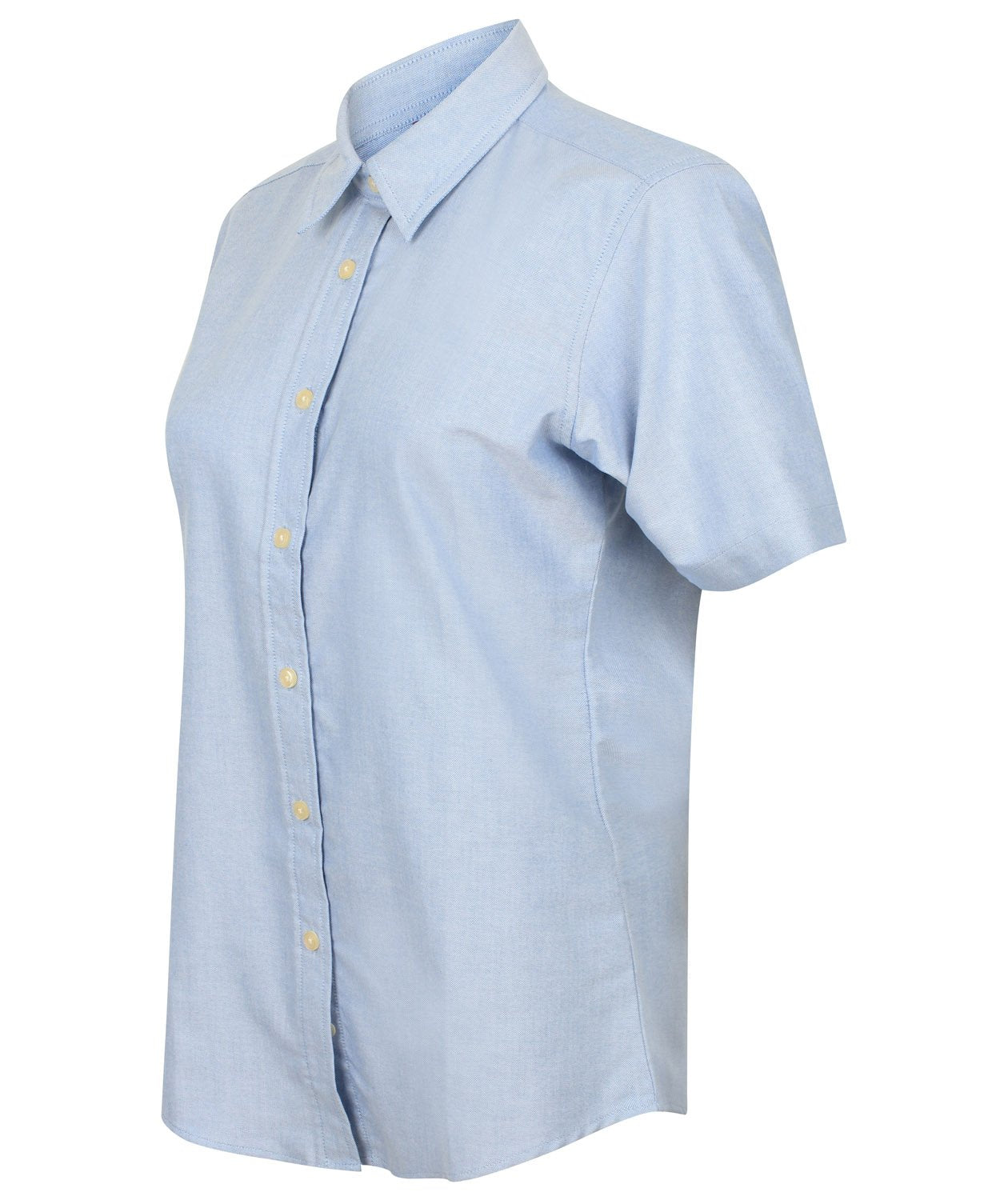 Henbury Ladies' Classic Short Sleeved Oxford Shirt