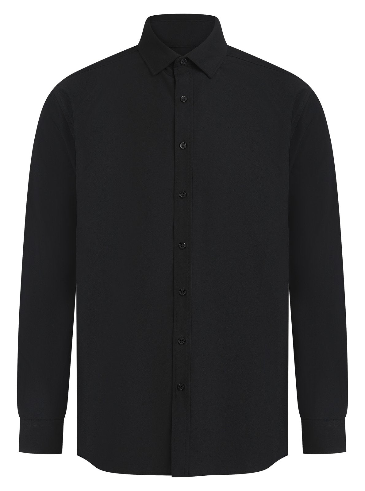 Henbury Men's Long Sleeved 'Cotton Feel' Coolplus® Shirt