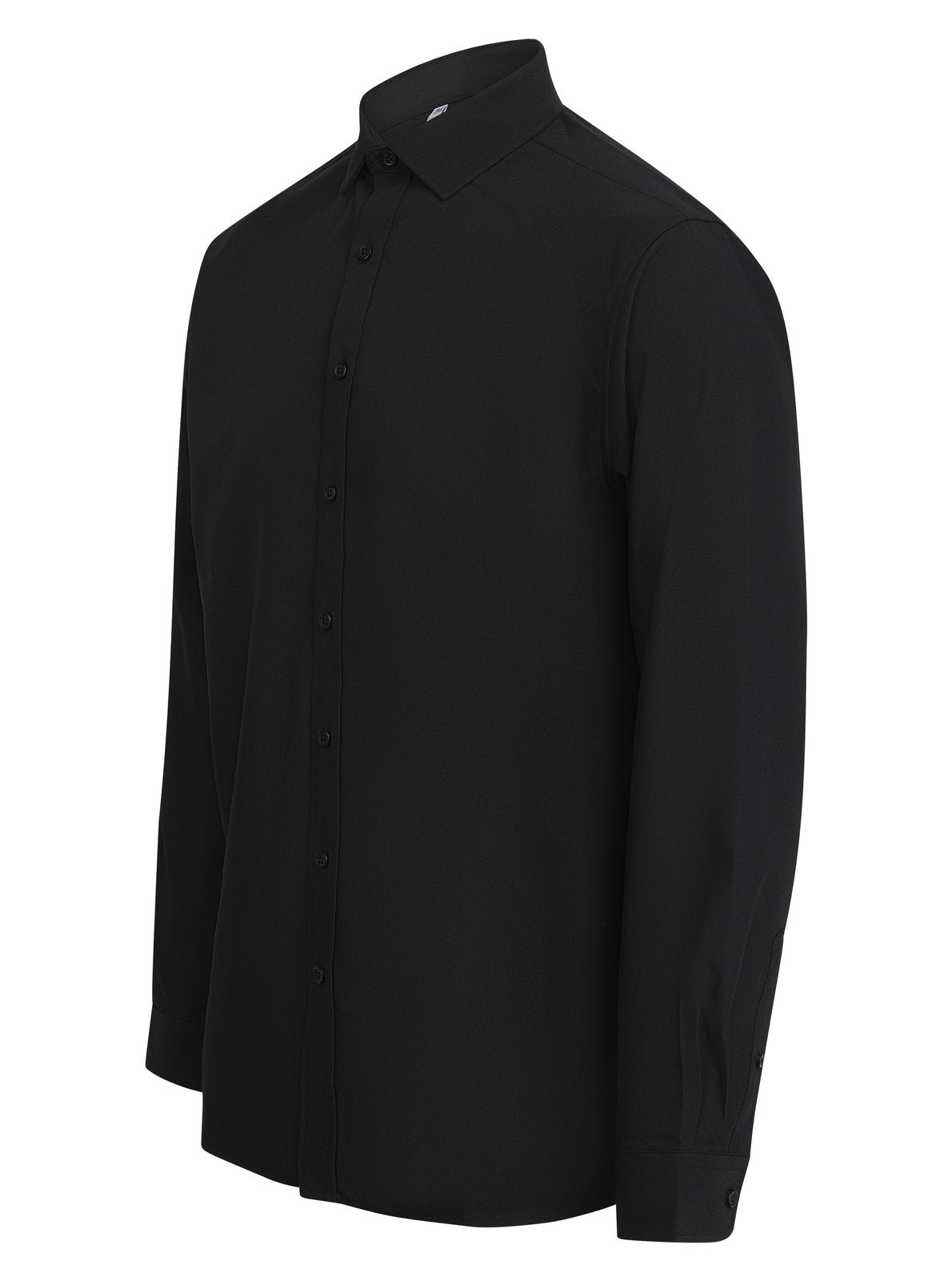 Henbury Men's Long Sleeved 'Cotton Feel' Coolplus® Shirt