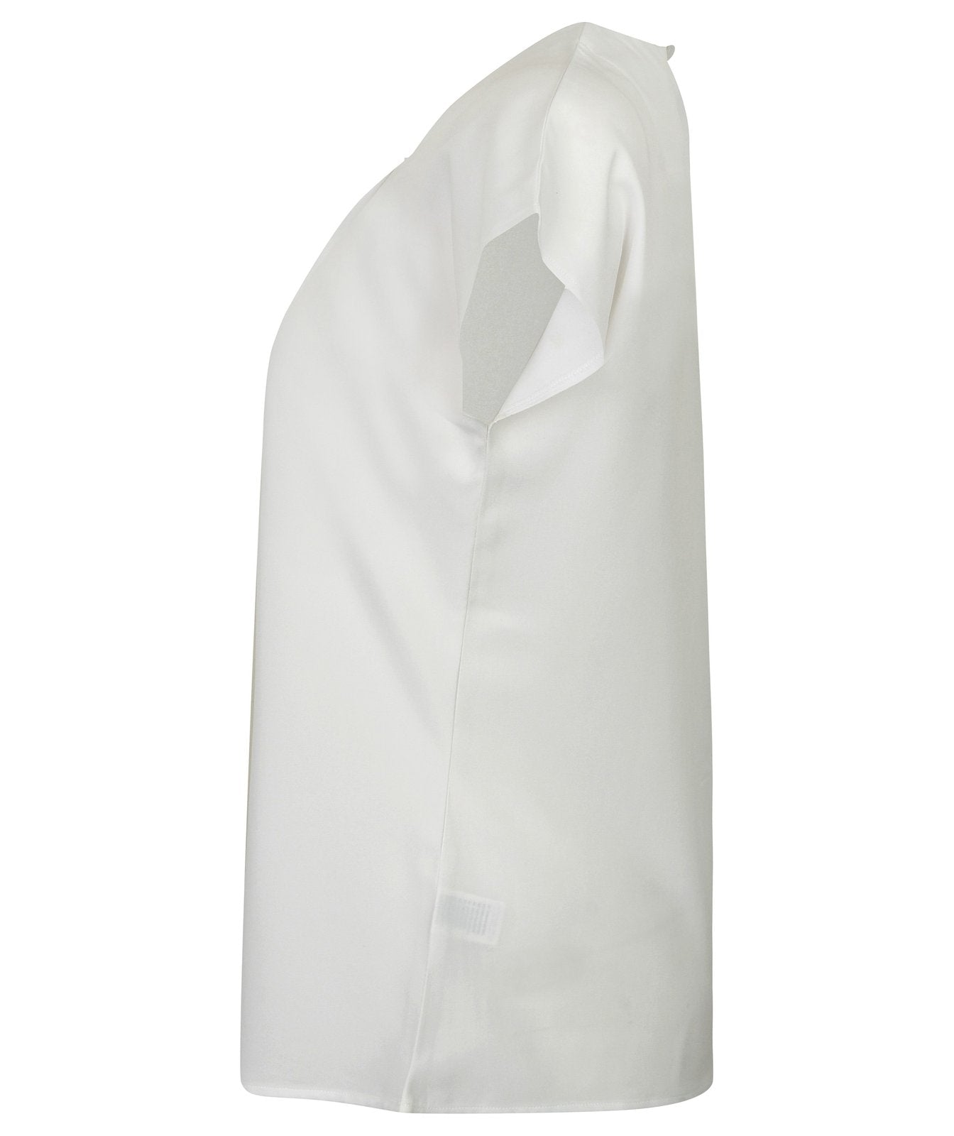 Henbury Ladies' Pleat Front Short Sleeve Blouse