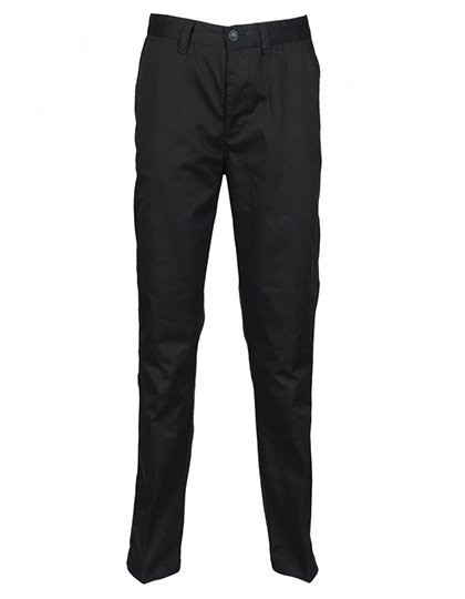 Henbury Ladies' 65/35 Poly/Cotton Chino – Black