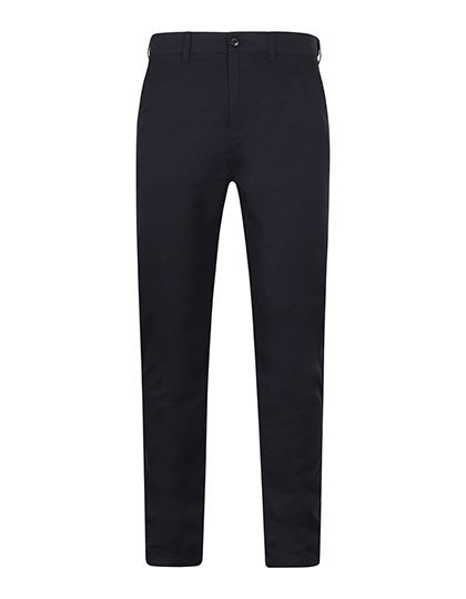 Henbury Men's Stretch Chino with Flex Waistband – Navy