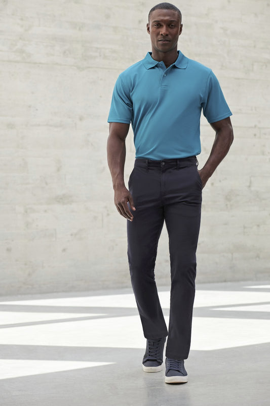 Henbury Men's Stretch Chino with Flex Waistband
