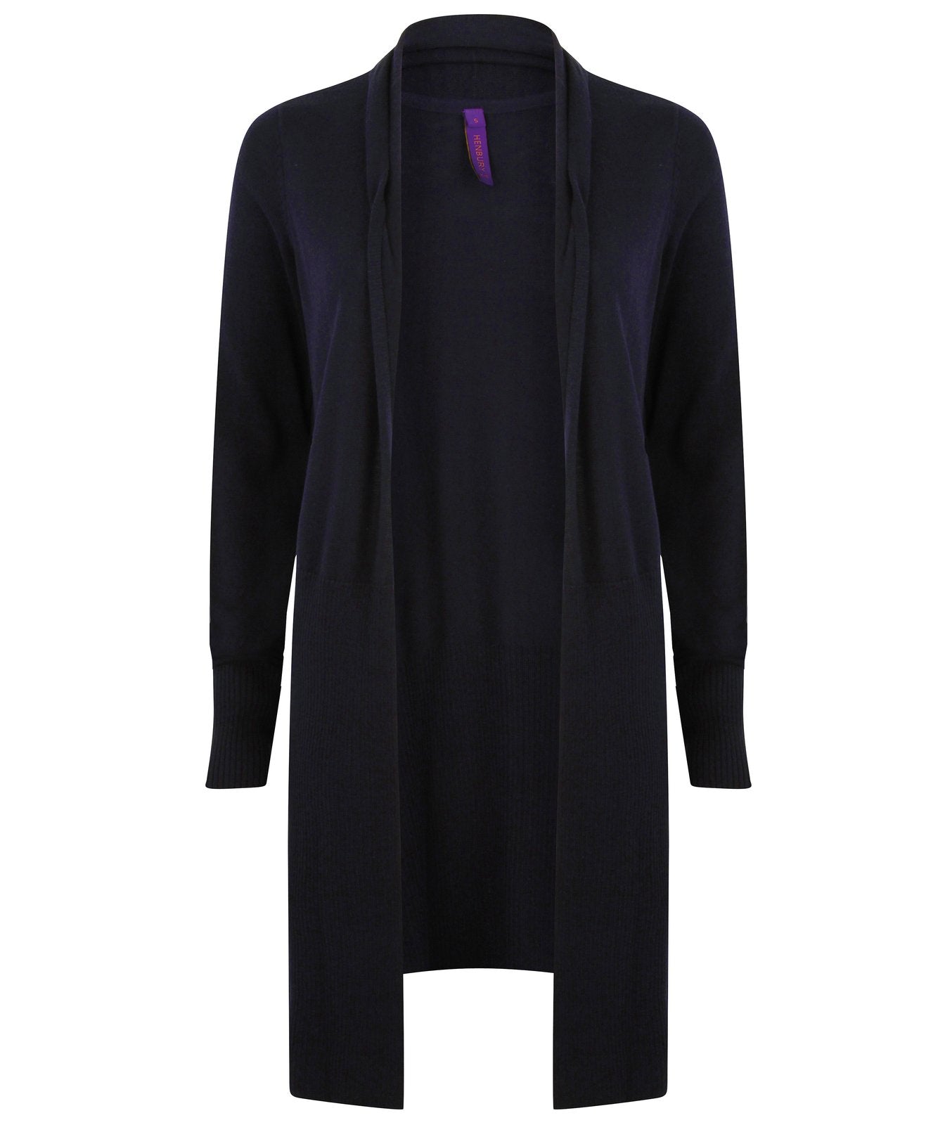 Henbury Ladies' Longline Open Cardigan