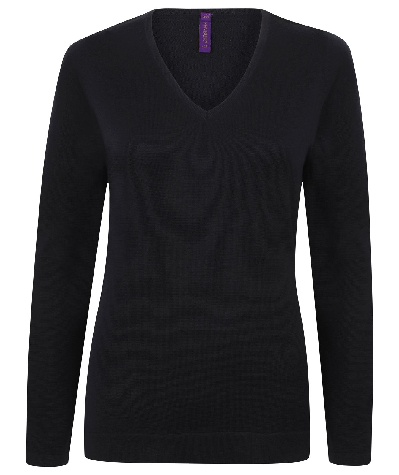 Henbury Ladies' Lightweight V-Neck Jumper