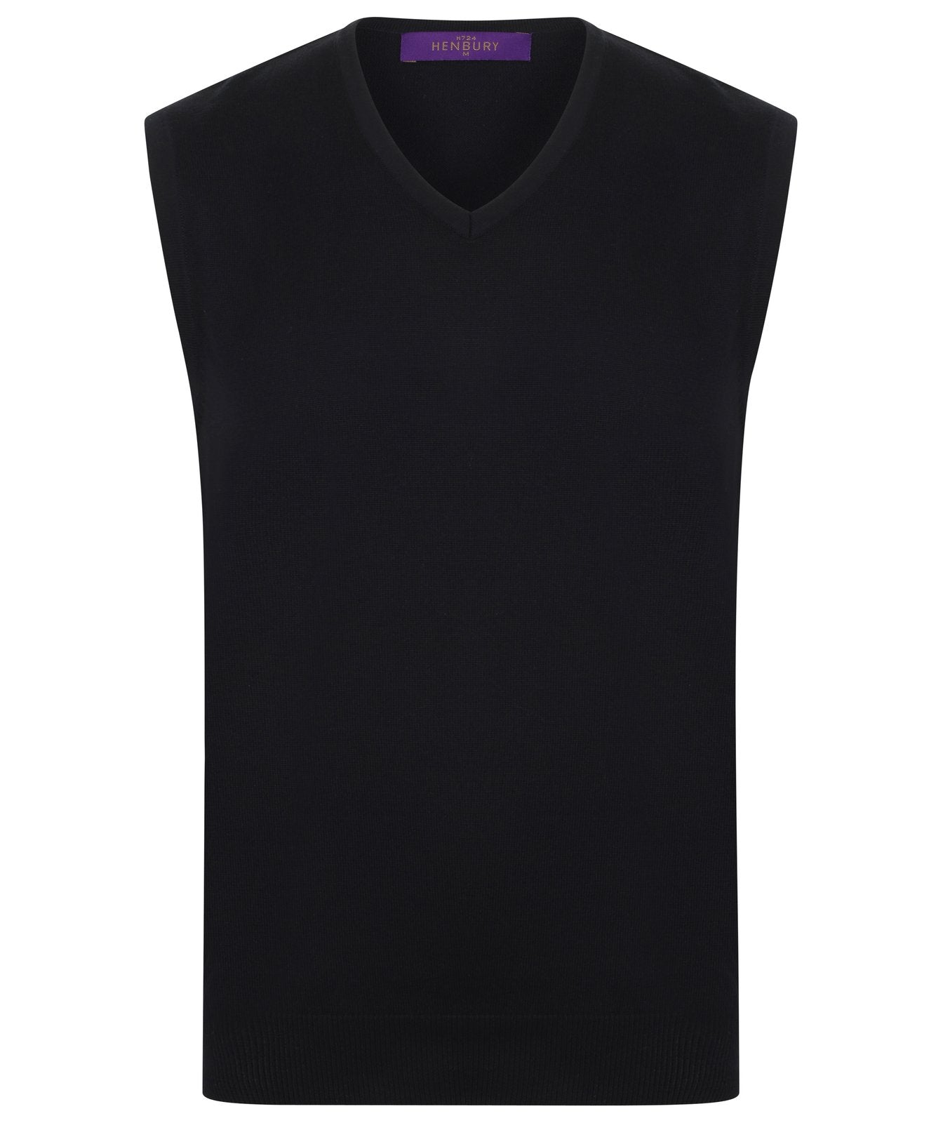 Henbury Men's Lightweight Sleeveless V-Neck Jumper