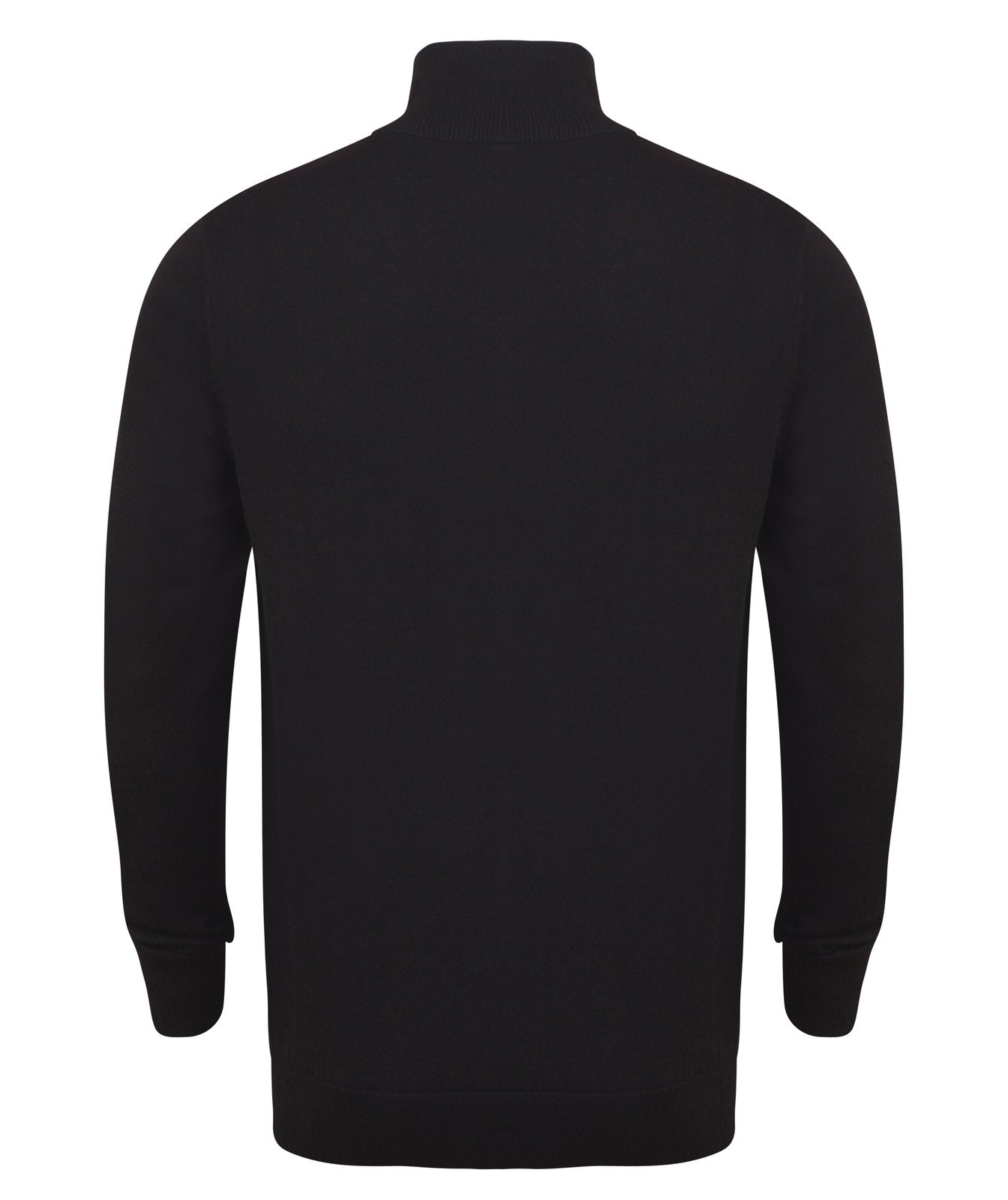 Henbury Men's Quarter Zip Jumper