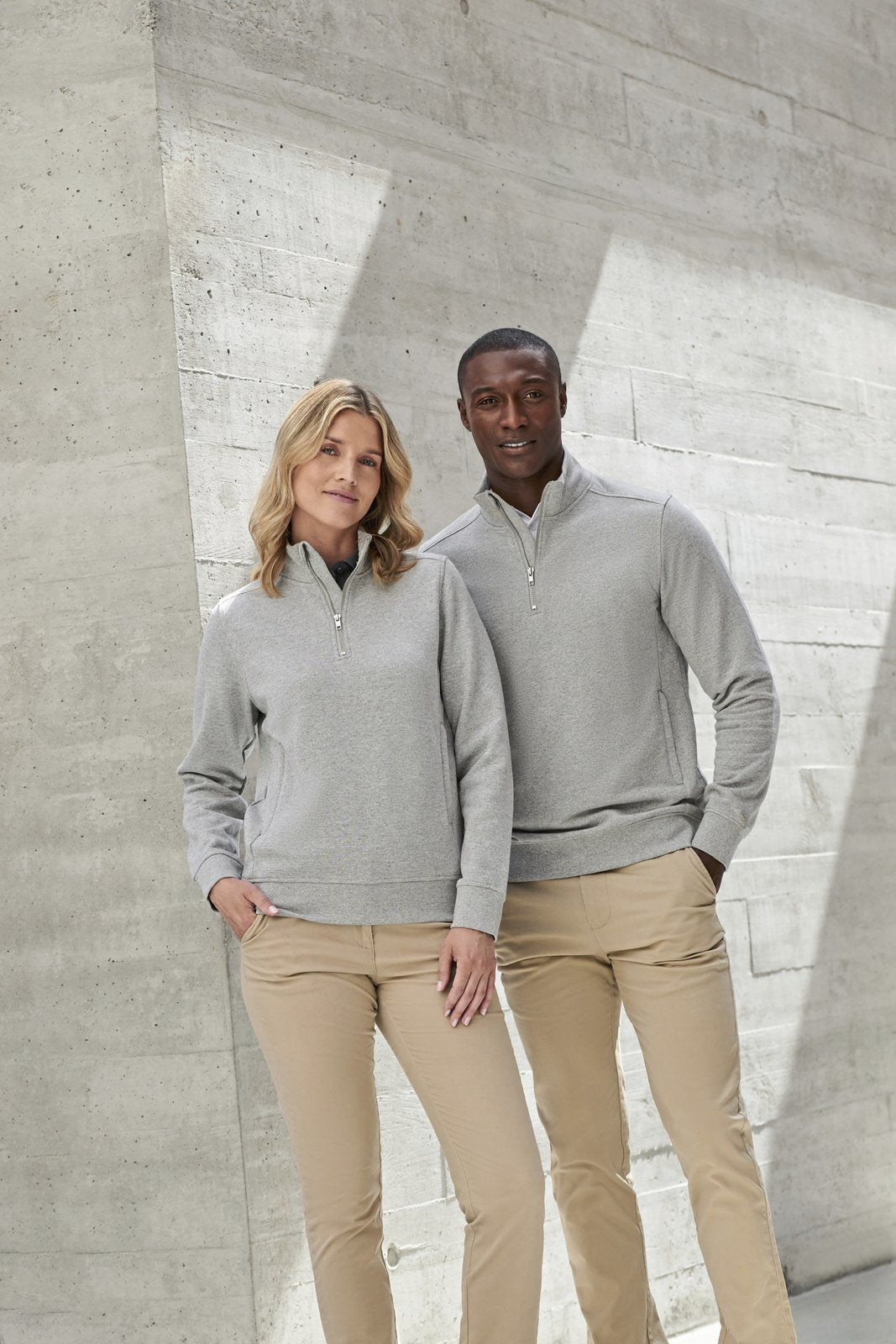 Henbury Unisex Sustainable 1/4 Zip Sweatshirt