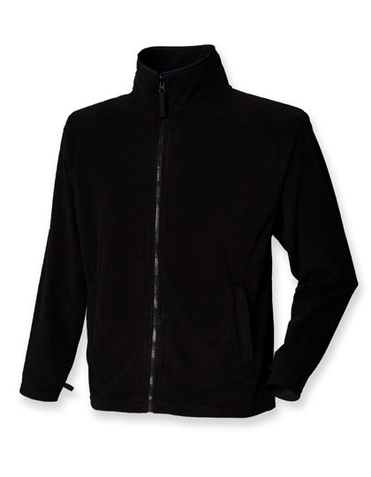 Henbury Men's Microfleece Jacket – Black