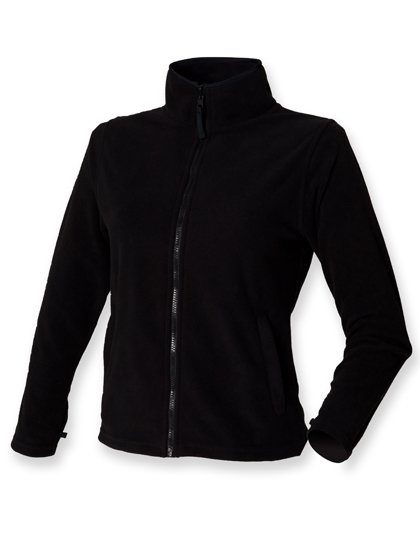 Henbury Ladies' Microfleece Jacket – Black