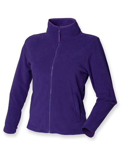 Henbury Ladies' Microfleece Jacket – Purple