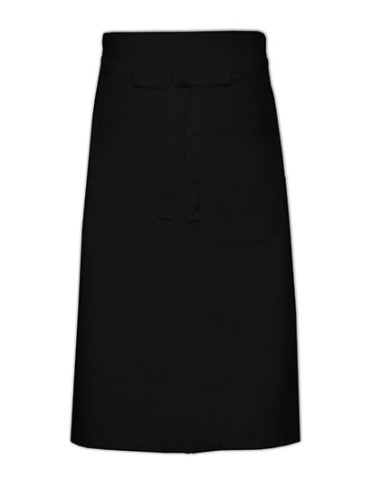 Link Kitchen Wear Cook's Apron With Pocket – Black