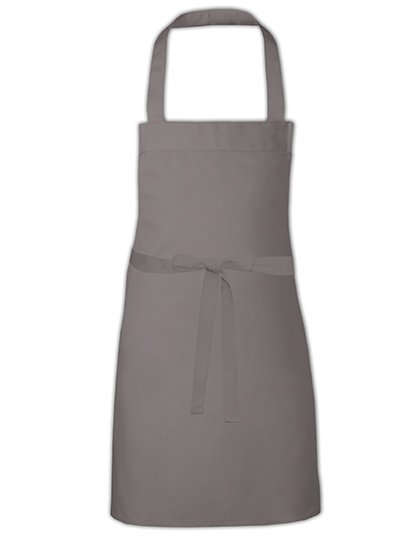 Link Kitchen Wear Kids' Cotton Barbecue Apron – Dark Grey (ca. Pantone 431)