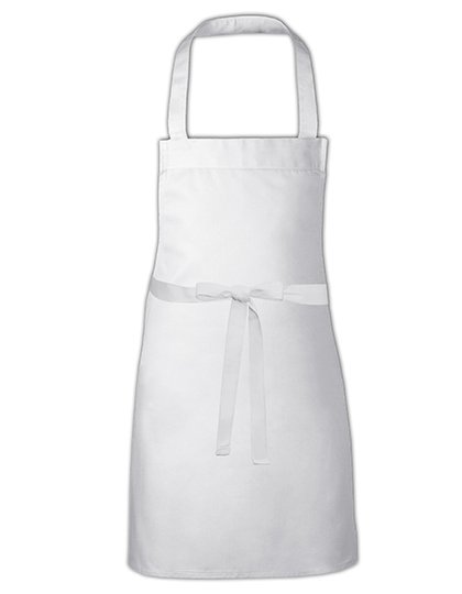 Link Kitchen Wear Kids' Cotton Barbecue Apron – White