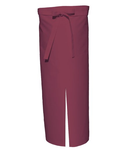 Link Kitchen Wear Bistro Apron With Split – Bordeaux