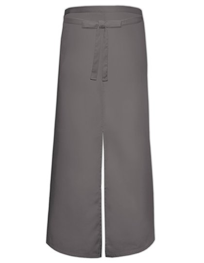 Link Kitchen Wear Bistro Apron With Split – Dark Grey (ca. Pantone 431)