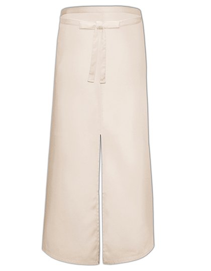Link Kitchen Wear Bistro Apron With Split – Natural (ca. Pantone 7499)