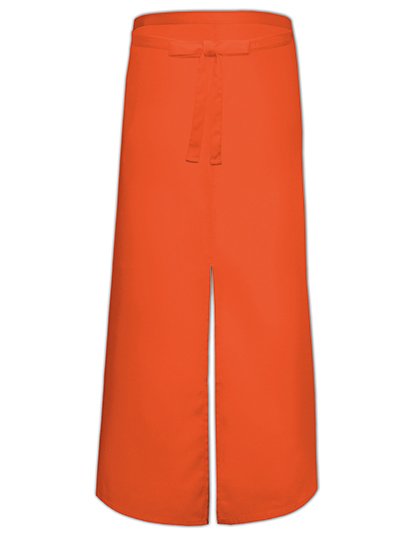 Link Kitchen Wear Bistro Apron With Split – Orange