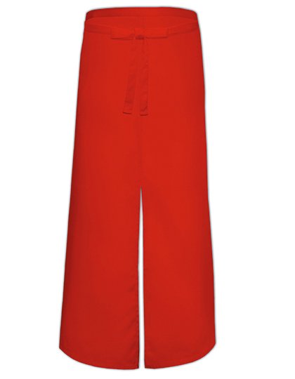 Link Kitchen Wear Bistro Apron With Split – Red