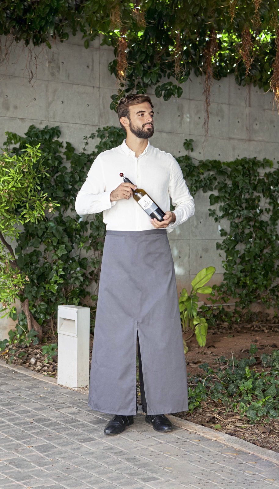Link Kitchen Wear Bistro Apron With Split