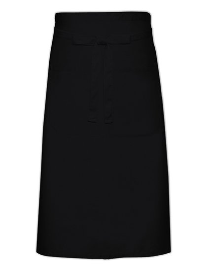 Link Kitchen Wear Cook's Apron With Pocket – Black