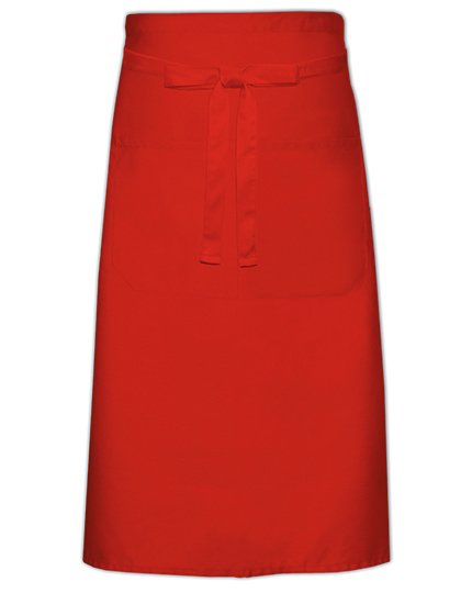 Link Kitchen Wear Cook's Apron With Pocket – Red