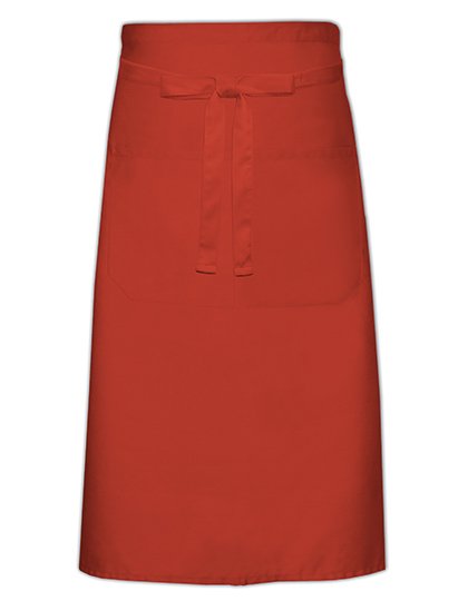 Link Kitchen Wear Cook's Apron With Pocket – Terracotta (ca. Pantone 4840)