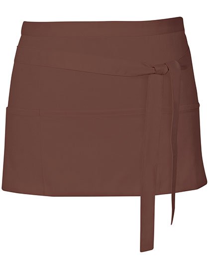 Link Kitchen Wear Cocktail Apron – Brown (ca. Pantone 476)