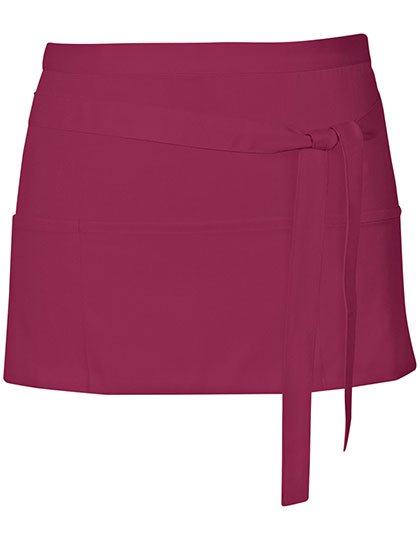 Link Kitchen Wear Cocktail Apron – Burgundy (ca. Pantone 216)