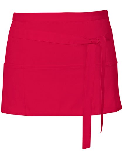Link Kitchen Wear Cocktail Apron – Red (ca. Pantone 200)