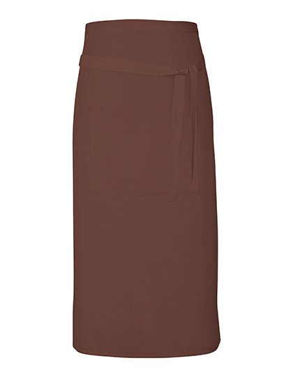 Link Kitchen Wear Terras Apron – Brown (ca. Pantone 476)