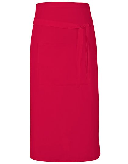 Link Kitchen Wear Terras Apron – Red (ca. Pantone 200)
