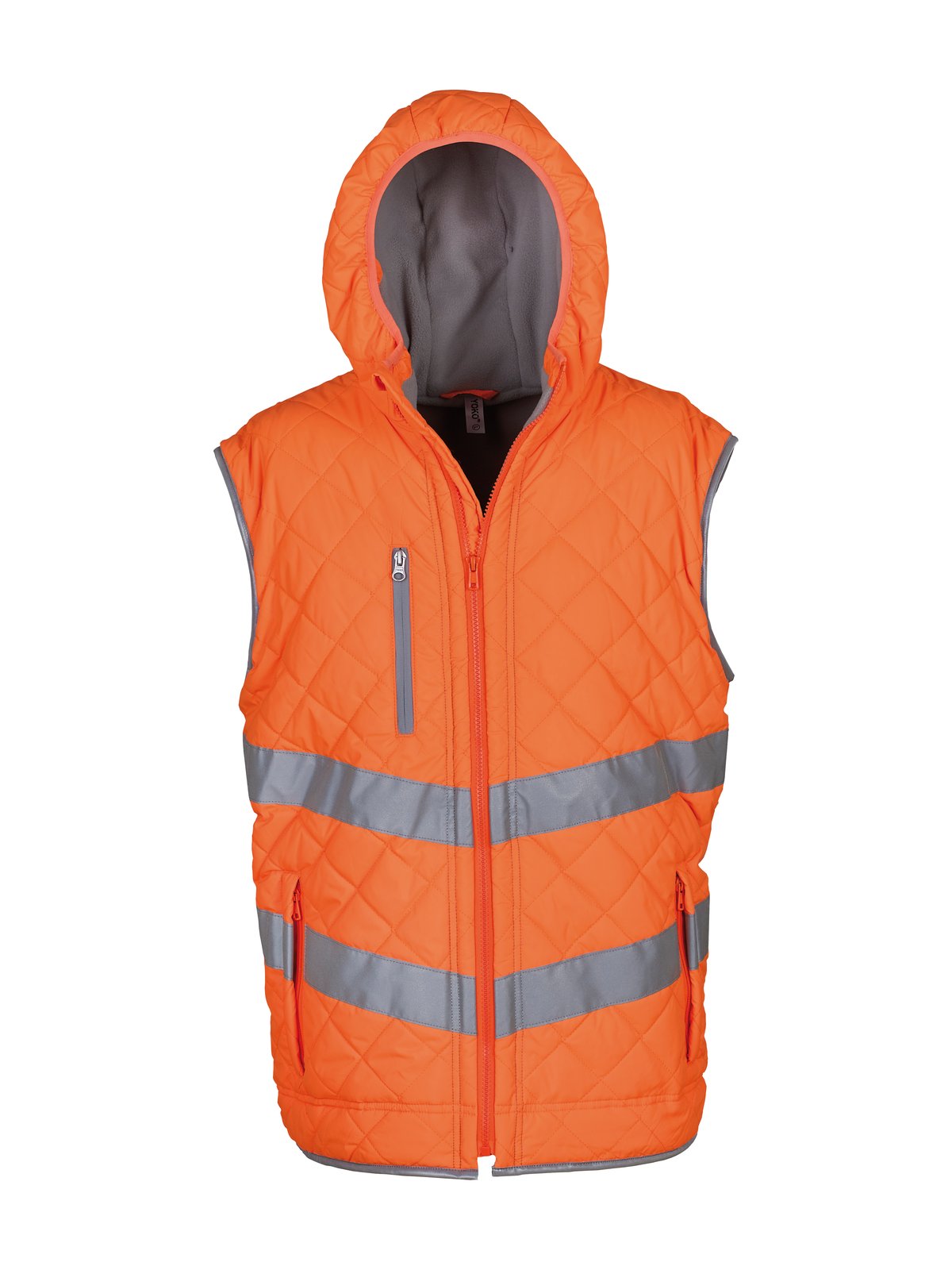 YOKO Hi-Vis Kensington Hooded Gilet