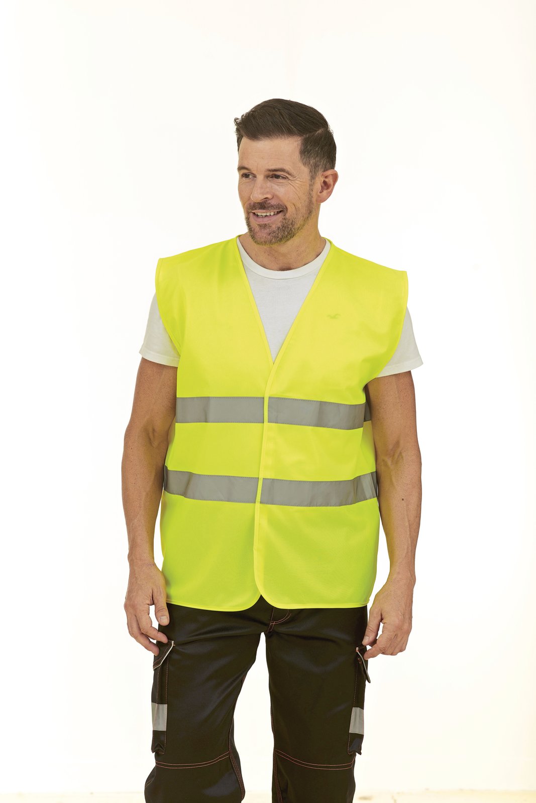 YOKO Hi-Vis 2 Bands Waistcoat
