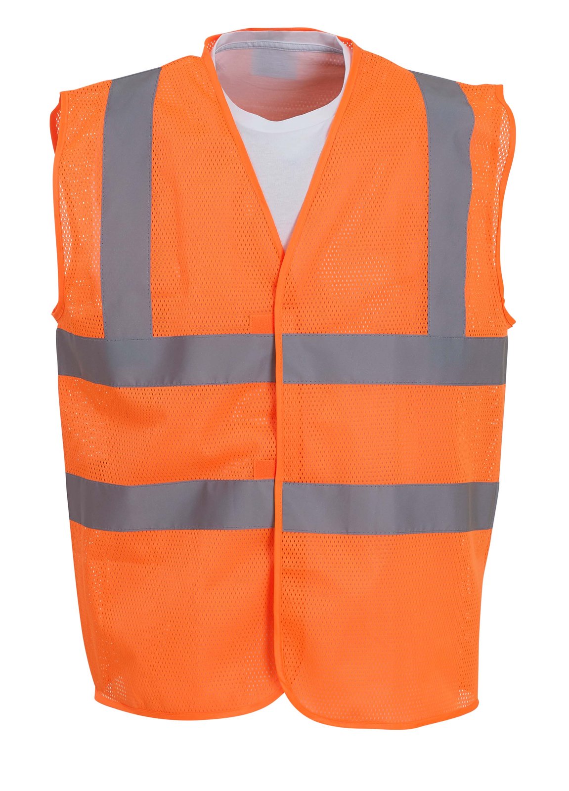YOKO Hi-Vis Top Cool Recycled Open Mesh Waistcoat