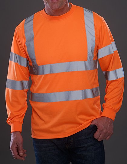 YOKO Hi-Vis Long Sleeve T-Shirt – Hi-Vis Orange