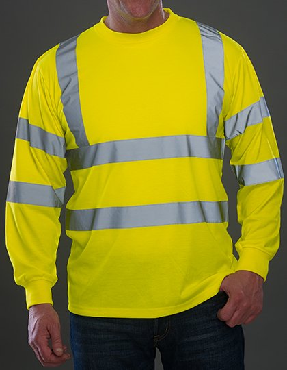YOKO Hi-Vis Long Sleeve T-Shirt – Hi-Vis Yellow