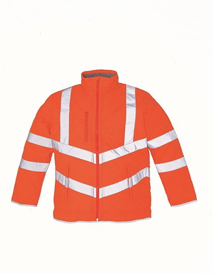 YOKO Hi-Vis Kensington Jacket With Fleece Lining – Hi-Vis Orange