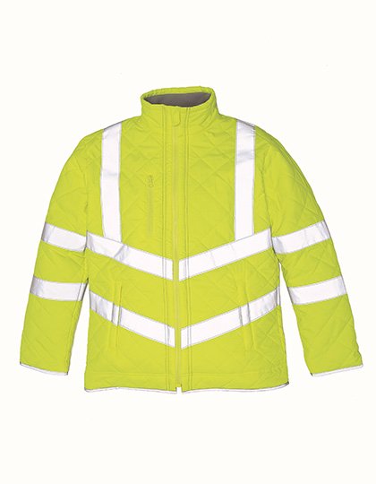 YOKO Hi-Vis Kensington Jacket With Fleece Lining – Hi-Vis Yellow
