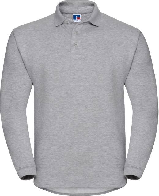 Russell Athletic Heavy Duty Workwear Collar Sweatshirt – Light Oxford (Heather)