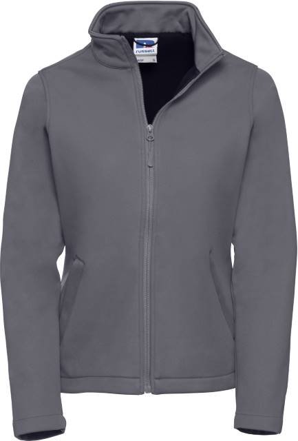 Russell Athletic Ladies' Smart Softshell Jacket – Convoy Grey (Solid)