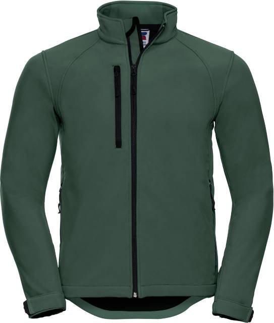 Russell Athletic Men's Softshell Jacket – Bottle Green