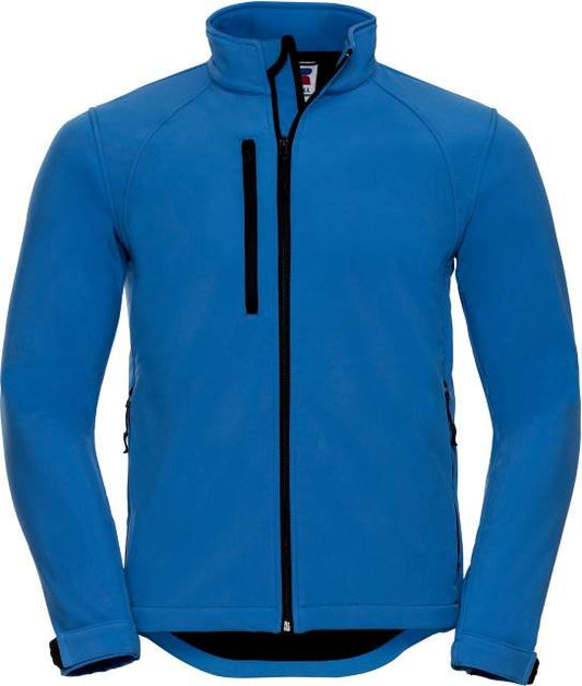 Russell Athletic Men's Softshell Jacket – Azure Blue