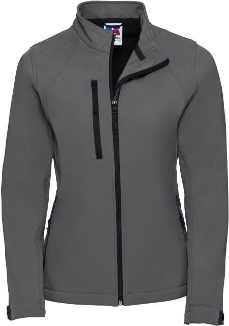 Russell Athletic Ladies' Softshell Jacket – Titanium (Solid)