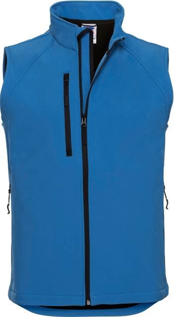Russell Athletic Men's Softshell Gilet – Azure Blue