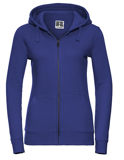 Russell Athletic Ladies' Authentic Zipped Hood Jacket – Bright Royal