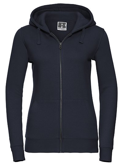 Russell Athletic Ladies' Authentic Zipped Hood Jacket – French Navy